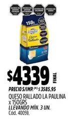 La paulina - QUESO RALLADO