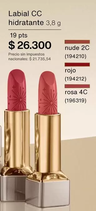 Rojo - Labial CC