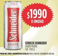 Schneider - CERVEZA