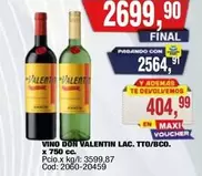 X$ - DON VALENTIN LAC. TTO/BCO.