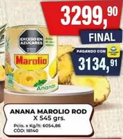 Marolio - ANANA ROD