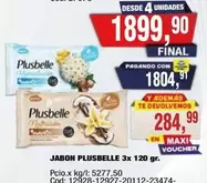 Plusbelle - JABON PLUSBELLE 3x 120 gr.