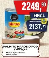Marolio - PALMITO ROD