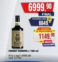 X$ - BUHERO x 700 ml