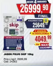 Skip - JABON POLVO 10kg