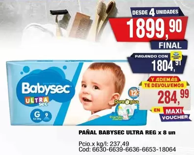 Babysec - ULTRA REG x 8 un