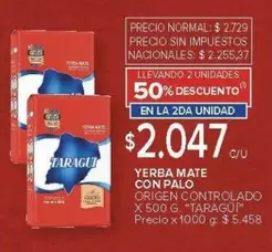 42 - YERBA MATE CON PALO