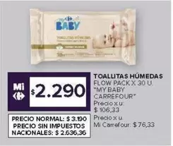 Flow - TOALLITAS HÚMEDAS
