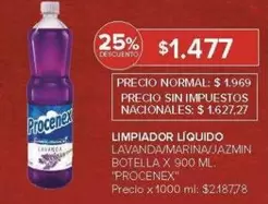 Procenex - LIMPIADOR LÍQUIDO