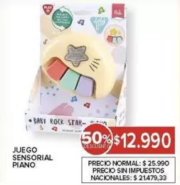 Star - JUEGO SENSORIAL PIANO