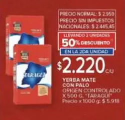 Origen - YERBA MATE CON PALO