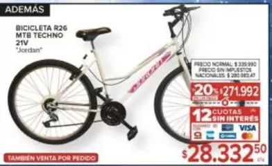 BICICLETA R26 MTB TECHNO
