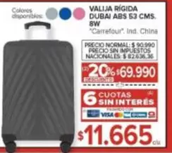 53 - VALIJA RÍGIDA DUBAI ABS CMS 8W