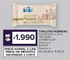 Flow - TOALLITAS HUMEDAS