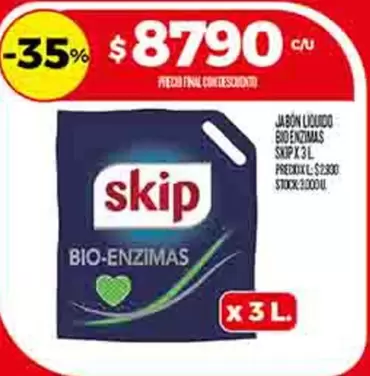Skip - JABON LIQUIDO BIO ENZIMAS
