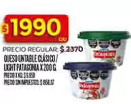 Patagonia - QUESO UNTABLE CLÁSICO/ LIGHT