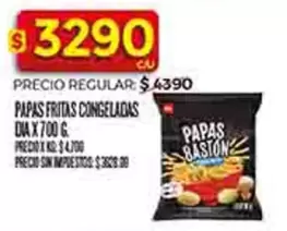 Dia - PAPAS FRITAS CONGELADAS