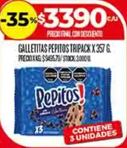 Pepitos - GALLETITAS TRIPACK
