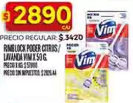 Vim - RIMBLOCK PODER CITRIIS/ LAVANDA X50 G