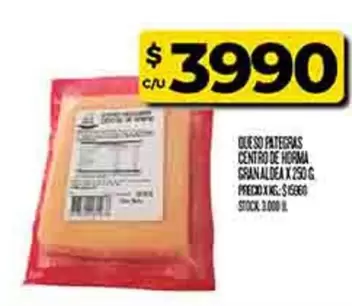Centro - QUESO FATEGRAS CENTRO DE HORMA