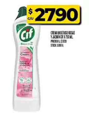 Cif - CREMA MULTIUSO ROSAS Y JAZMIN OF