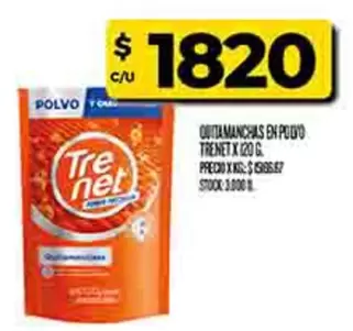 Trenet - QUITAMANCHAS EN POLVO