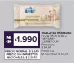 Flow - TOALLITAS HÚMEDAS