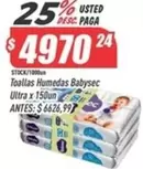 Babysec - Toallas Humedas