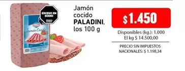 Paladini - Jamón cocido