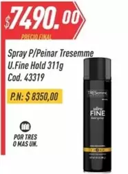 Mas - Spray P/Peinar