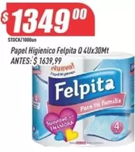 Felpita - Papel Higienico Q 4Ux30Mt
