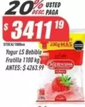 Mas - Yogur LS Bebible Frutilla