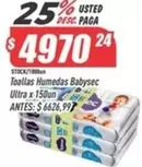 Babysec - Toallas Humedas