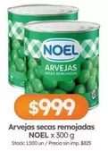 Noel - Arvejas secas remojadas