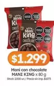 King - Maní con chocolate