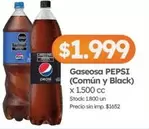Pepsi - Gaseosa PEPSI (Común y Black)