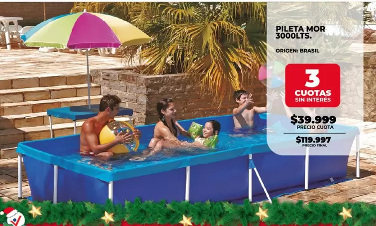 Mor - PILETA 3000LTS