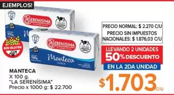 La Serenísima - MANTECA