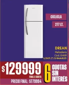 Drean - Heladera