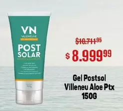Villeneuve - Gel Postsol Villeneu Aloe Ptx