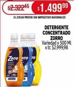 Zorro - DETERGENTE CONCENTRADO