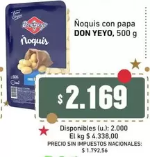 Don Yeyo - Noquis con papa