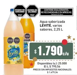 Levité - Agua saborizada