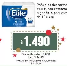 Elite - Pañuelos descartab ELITE