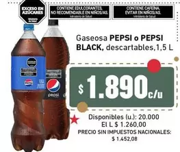 Pepsi - PEPSI o PEPSI BLACK