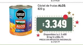 Alco - Cóctel de frutas