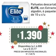 Elite - Pañuelos descartab