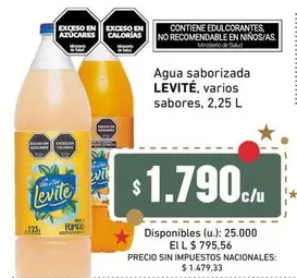 Levité - Agua saborizada