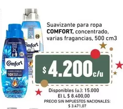 Comfort - Suavizante para ropa