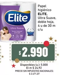 Elite - Papel higiénico